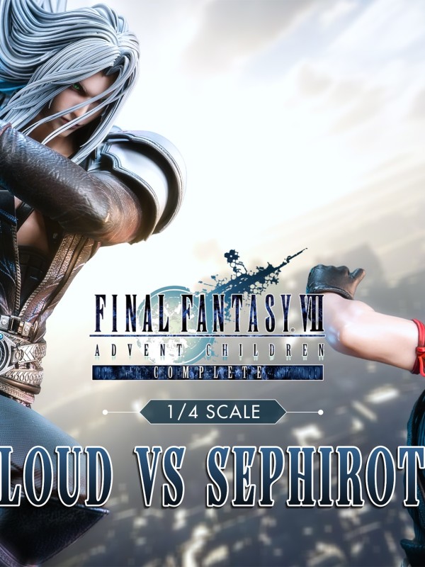 Fantasy Studio Final Fantasy Sephiroth vs Cloud Strife 1/4 Statue
